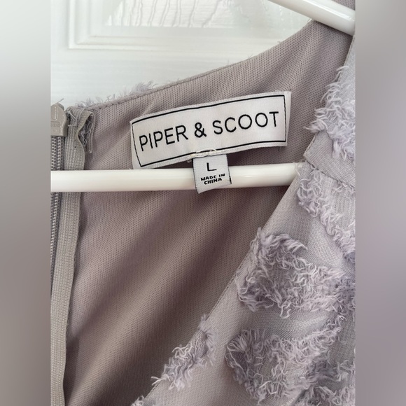 Piper & Scoot Textured Maxi Dress Size L - Picture 6 of 8